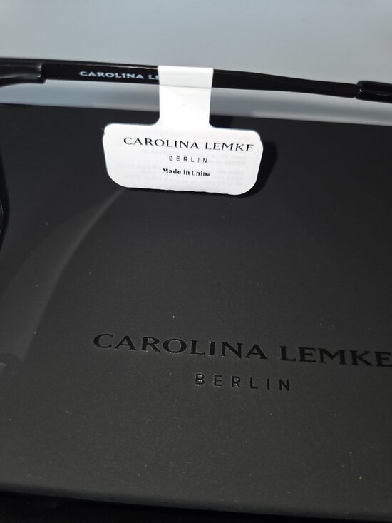 Carolina Lemke Berlin Womens Sunglasses CL3224-01 Cateye Retro 52-18-145 NEW NIB main image 8